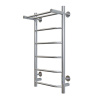 Aringa Киото полотенцесушитель лесенка электрический с полкой 80*40, хром
