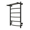 Aringa Берген полотенцесушитель лесенка электрический с полкой 80*50, черный