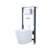 Комплект 3в1: подвесной унитаз Calipso, инсталляция и клавиша смыва, IDDIS, BASC010i73