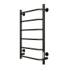 Aringa Киото полотенцесушитель лесенка электрический 80*50, черный