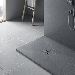 Поддон для душа из искусственного камня VST-4SR9012G, 1200*900*25, серый, , шт