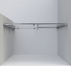 Душевая дверь Garda VDS-1G120CLBN, 1200, брашированный никель, стекло прозрачное, , шт