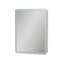 Шкаф зеркальный Nice LED 60 с часами, правый