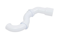 G41 СИФОН ДЛЯ ДУШЕВОГО ПОДДОНА ПРЯМОТОЧНЫЙ С ПРИКРУЧИВАЮЩИМСЯ ВЫПУСКОМ 1 1/2 С ГИБКИМ СОЕДИНЕНИЕМ