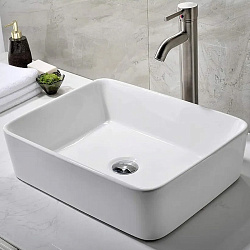 Corpa Nera Grossi/Гросси 50 раковина накладная узкая, белый