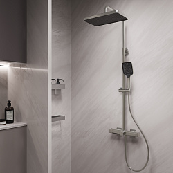 Душевая стойка Core VSFS-4CO1BN с изливом, брашированный никель, , шт