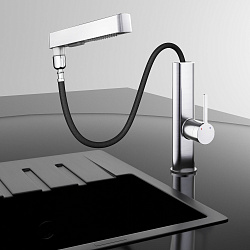 Смеситель для кухни Vincea VKF-22CH, хром, , шт