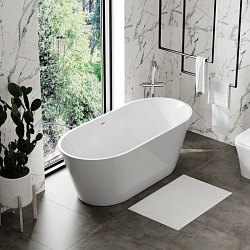 Corpa Nera Paganini/Паганини ванна акриловая отдельностоящая 170х80х73, черный матовый