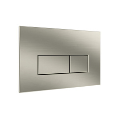 Corpa Nera Grossi/Гросси клавиша смыва, двойной смыв, нержавеющая сталь, матовый