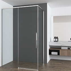 Душевой уголок Ultima VSR-7UL9014CL, 1400*900, хром, стекло прозрачное, , шт