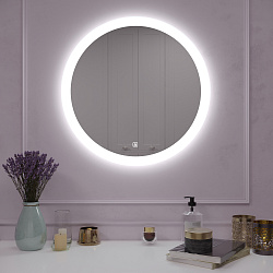 Зеркало/LED-подсветка (65см)/сенсор. выключатель Rio/AQUA DE MARCO