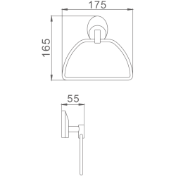 Полотенцедержатель HB1604-2