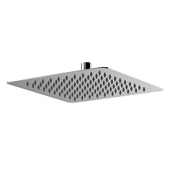 Лейка душевая верхняя, квадратная, 25х25см, нерж. сталь