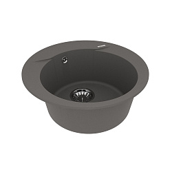 SULA 500 Мойка кухонная из кварцгранита цвет: серый шёлк комплектация: крепеж, сливная арматура с пе