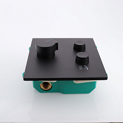 Встраиваемый смеситель для душа VSCV-421MB двухфункциональный, черный, , шт