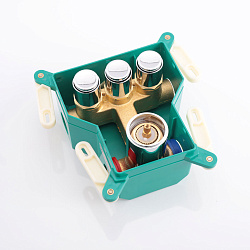 Встраиваемый смеситель для душа VSCV-431GM трехфункциональный, вороненая сталь, , шт