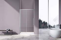 Душевая дверь Slim-N VDS-4SN130CL, 1300, хром, стекло прозрачное, , шт