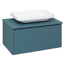 Тумба подвесная Monaco/70см/1 ящ/аквамарин/AQUA DE MARCO