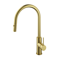 Смеситель для кухни City VKF-2C1BG, брашированное золото, , шт