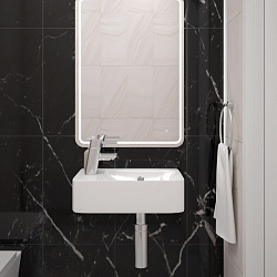 Corpa Nera Longo/Лонго 45 раковина подвесная левая, белый