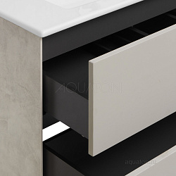 Тумба-умывальник Сохо 60 Слэйт\Галька серая (Элина 60)