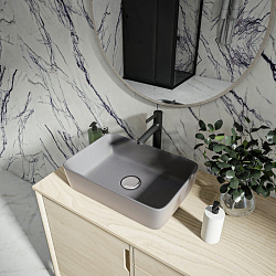 Corpa Nera Grossi/Гросси 50 раковина накладная, графит матовый