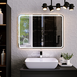 Зеркало/LED-подсветка(89см*68,5см)/сенсор. выключатель Balaton/AQUA DE MARCO