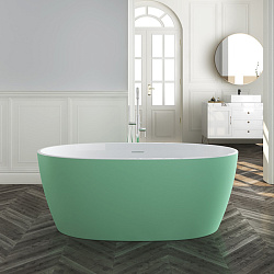 Corpa Nera Bosso/Боссо ванна акриловая отдельностоящая 170х76х58, зеленый матовый