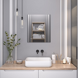 Зеркало/LED-подсветка (50см*60см) сенсор.выключатель Sirius/AQUA DE MARCO