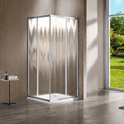 Душевой уголок Garda VSS-1G8012CH, 1200*800, хром, стекло шиншилла, , шт