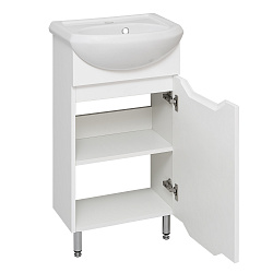 Тумба/белый/раковина Уют(45см) Viktoria/AQUA DE MARCO