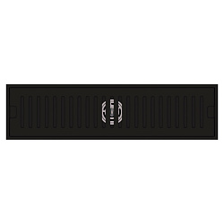 Corpa Nera Grossi/Гросси душевой трап 10х40 с сухим затвором, вертикальный выпуск, черный