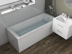 Смеситель для ванны BRASKO с длинным изливом однорычажный