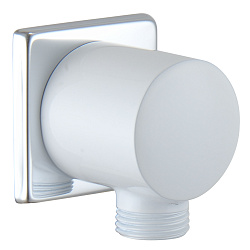 Подключение для душевого шланга, латунь/хром/белый