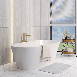 Malta ванна /Nova Gel/белая/металлические ножки(167см*77см*63см) Ванны/AQUA DE MARCO