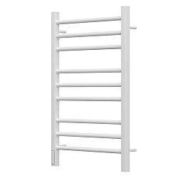 Полотенцесушитель электрический Point Веста PN70758W П9 500x800, диммер слева, белый