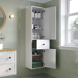 Пенал подвесной, 40 см, белый матовый, Torr, IDDIS, TOR40W0i97