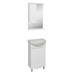 Тумба/белый/раковина Уют(45см) Viktoria/AQUA DE MARCO