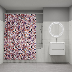 Штора для ванной, 200x180 см, Полиэстер, IDDIS, BX01P18i11