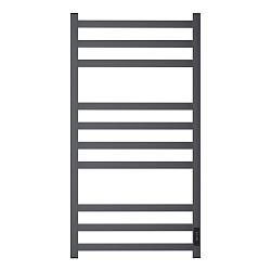 Полотенцесушитель электрический Point Меркурий PN83850GR П10 500x1000, диммер справа, графит премиум