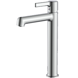 Смеситель для раковины, высокий, латунь, хром HB11814