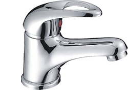 Смеситель для раковины, латунь, хром HB1015