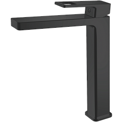 Смеситель для раковины, высокий, латунь, черный HB11615-7