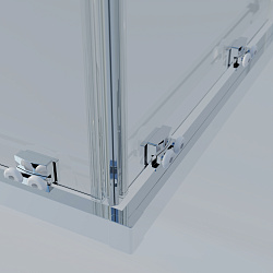 Душевой уголок Rapid-N VSS-3RN1012E10CL, (900-1000)x(1100-1200), хром, стекло прозрачное, , шт