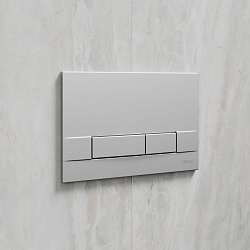 PENEDA EXPERT Комплект 3в1: Инсталляция для унитазов с кнопкой хром матовый + унитаз подвесной белый