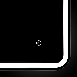 Зеркало LED VLM-3VC800-2 800х600 c сенсорным выключателем и диммером, антизапотевание, , шт