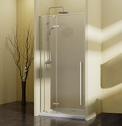 Душевая дверь Slim-N VDPH-5SN100CL, 1000, хром, стекло прозрачное, , шт