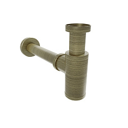 Corpa Nera сифон для раковины, бронза матовый