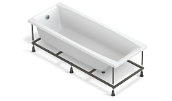 Рама д/ванны: Virgo 180 NEW метал. в комплекте со сборочным пакетом, Сорт1