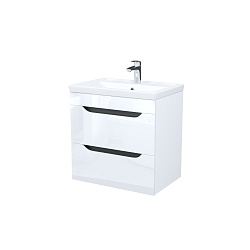 Тумба с умывальником, подвесная, 60 см, белый, Ray, IDDIS, RAY60W0i95K подходит умыв. 4076000i28